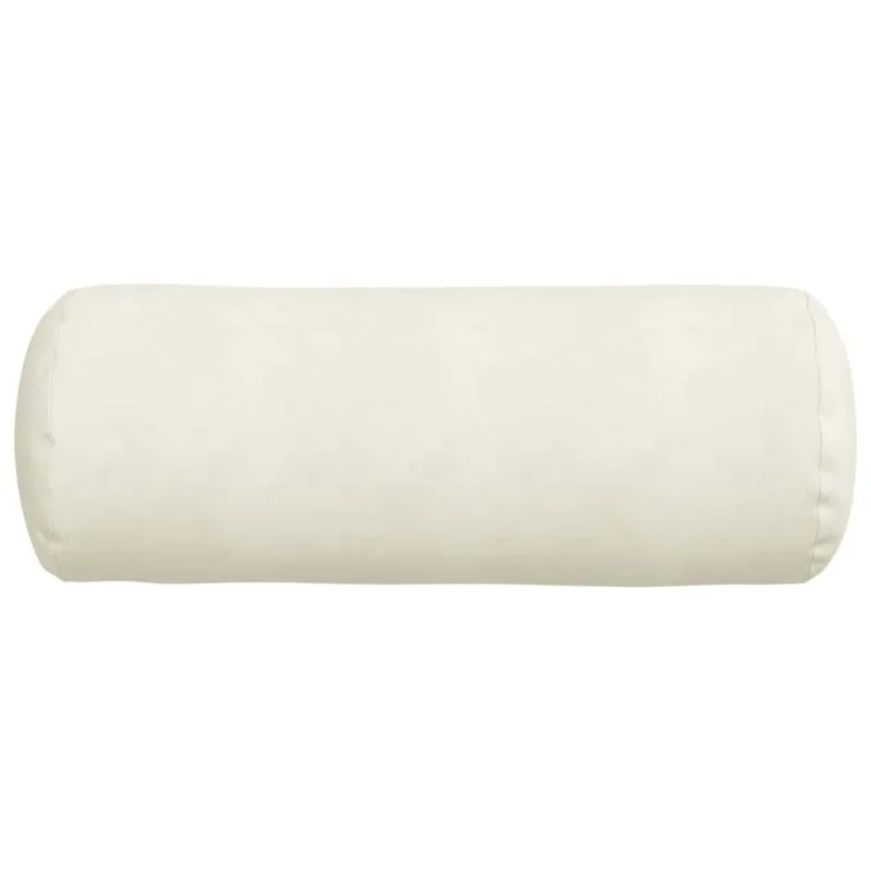 Pagalvės 2 pcs Kreminė Ø 25 x 70 cm Kordūrinis audinys