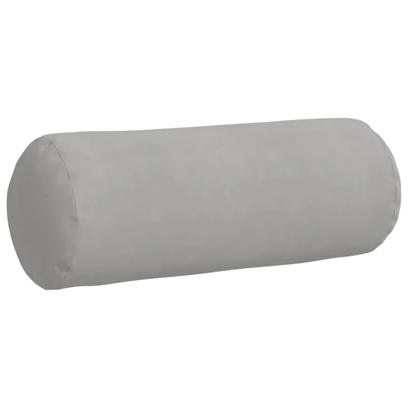 Pagalvės 2 pcs Šviesiai pilka Ø 25 x 70 cm Mikropluošto audinys
