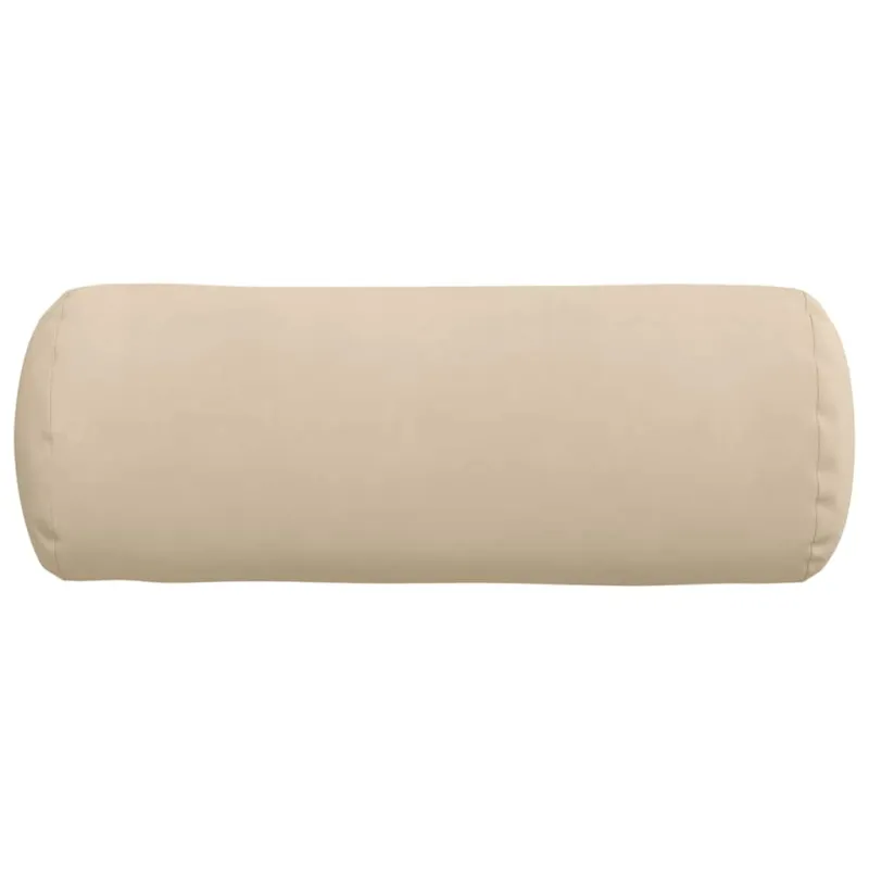 Pagalvės 2 pcs Kreminė Ø 25 x 70 cm Mikropluošto audinys