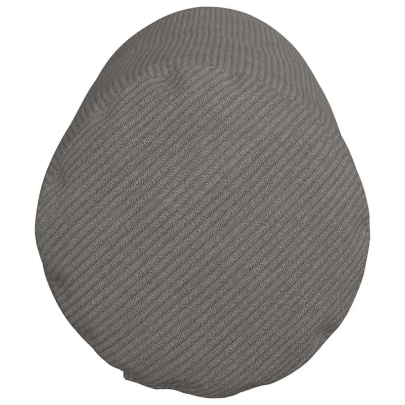 Pagalvės 2 pcs Šviesiai pilka Ø 25 x 70 cm Kordūrinis audinys