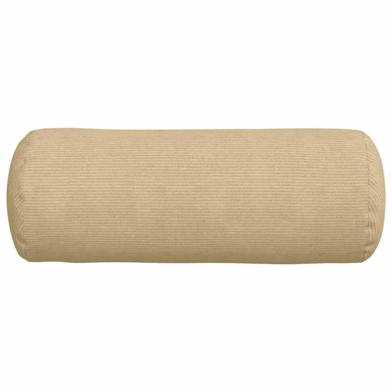 Pagalvės 2 pcs Pilkai žalia Ø 25 x 70 cm Kordūrinis audinys