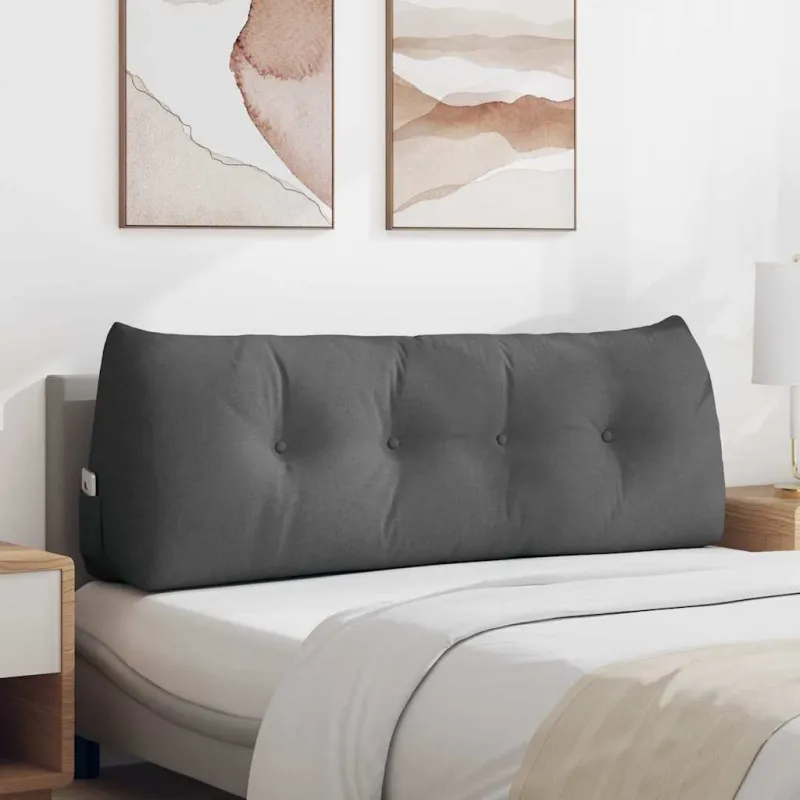 Apsaugos Pagalvė Tamsiai pilka 140 x 24 x 50 cm audinys
