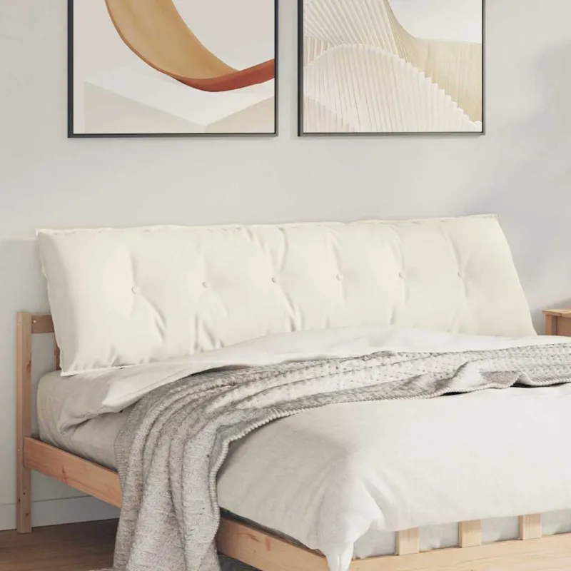Apsaugos Pagalvė Kreminė 180 x 50 cm Kordūrinis audinys