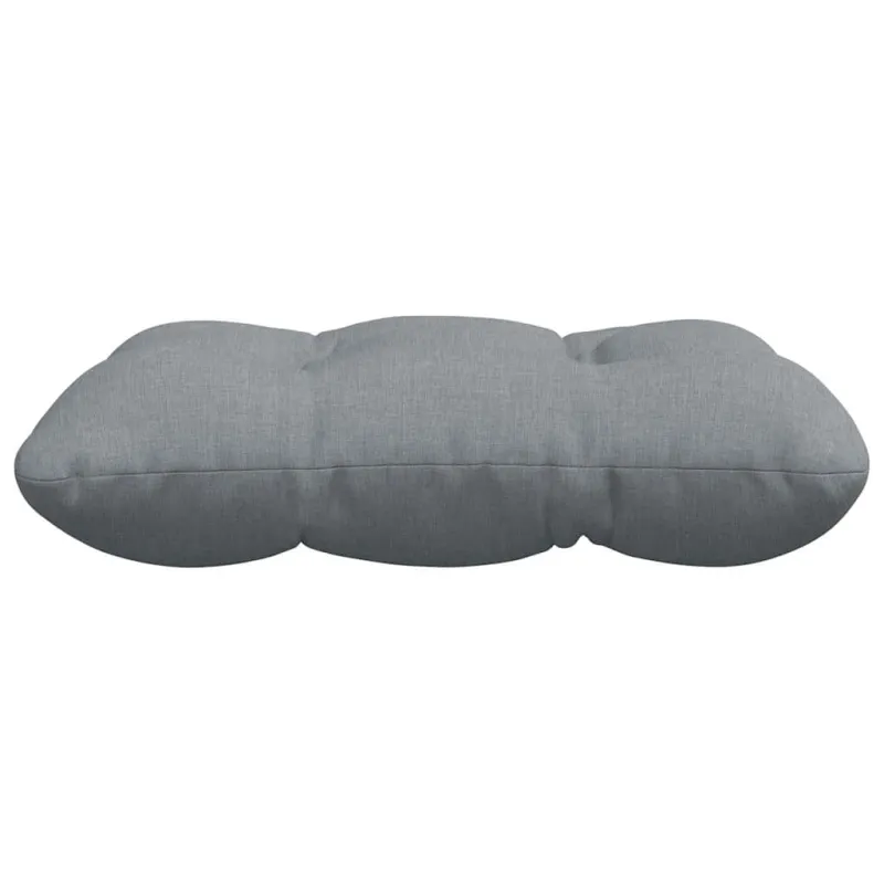 Sėdynių pagalvėlės 4 pcs Šviesiai pilka 40 x 40 x 12 cm audinys