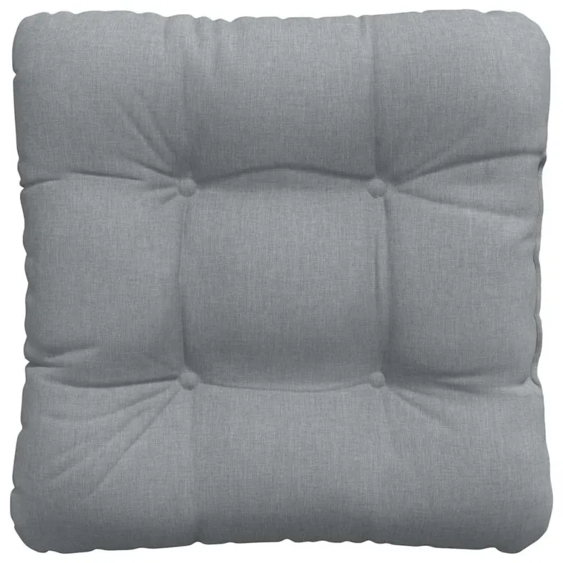 Sėdynių pagalvėlės 4 pcs Šviesiai pilka 40 x 40 x 12 cm audinys