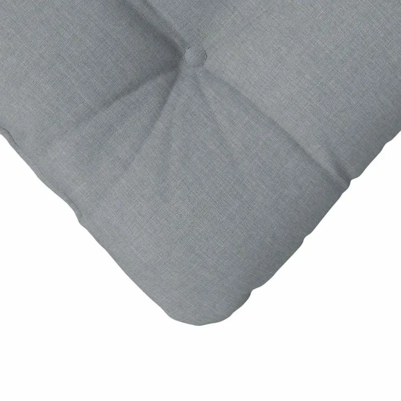 Sėdynių pagalvėlės 4 pcs Šviesiai pilka 40 x 40 x 12 cm audinys