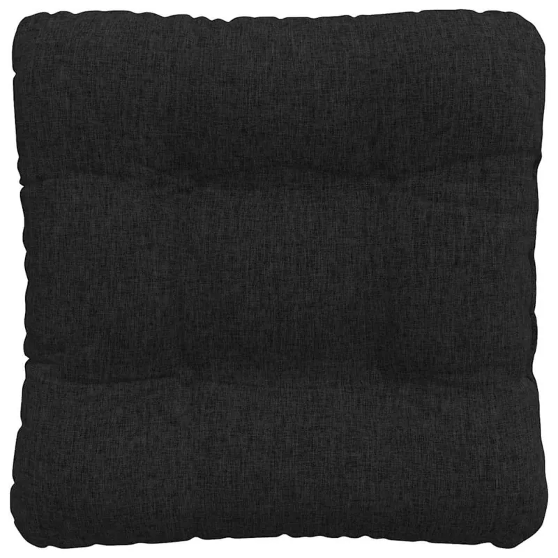 Sėdynių pagalvėlės 4 pcs Juoda 40 x 40 x 12 cm audinys