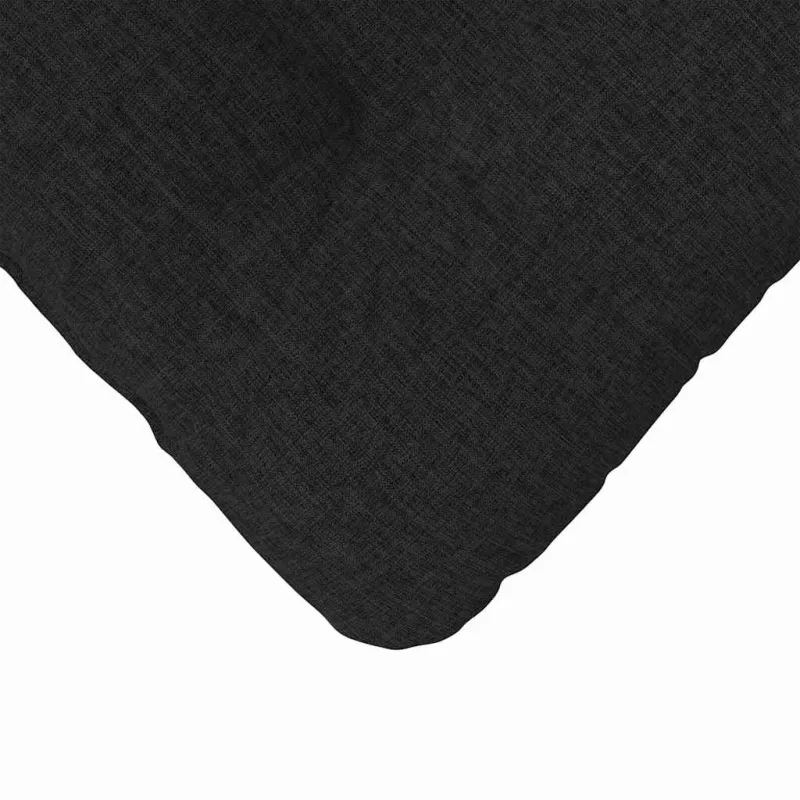 Sėdynių pagalvėlės 4 pcs Juoda 40 x 40 x 12 cm audinys