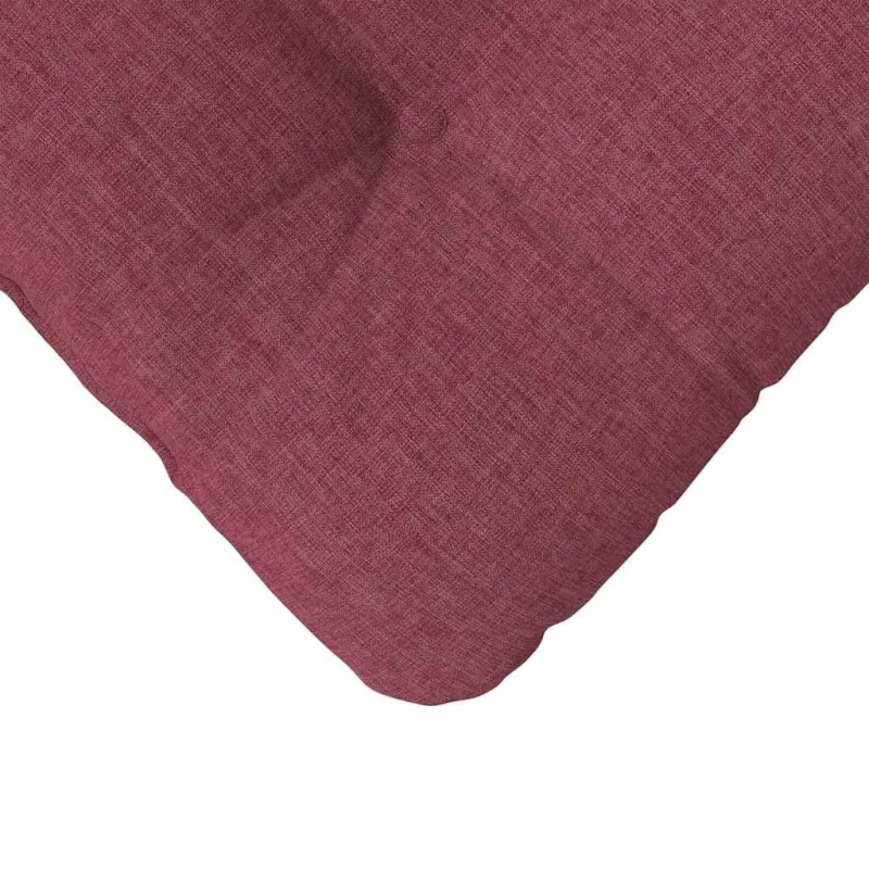 Sėdynių pagalvėlės 4 pcs Vyno raudona 40 x 40 x 12 cm audinys