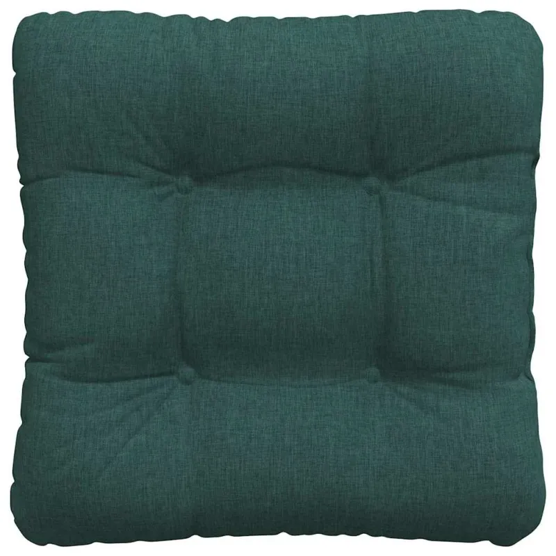 Sėdynių pagalvėlės 4 pcs Tamsiai žalia 40 x 40 x 12 cm audinys