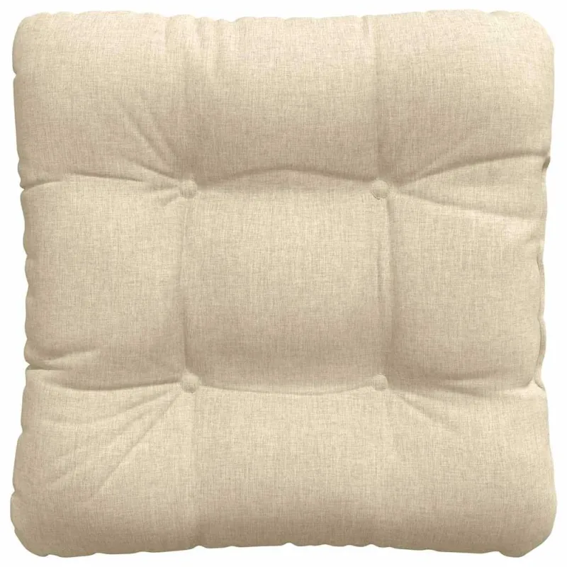 Sėdynių pagalvėlės 4 pcs Kreminė 40 x 40 x 12 cm audinys
