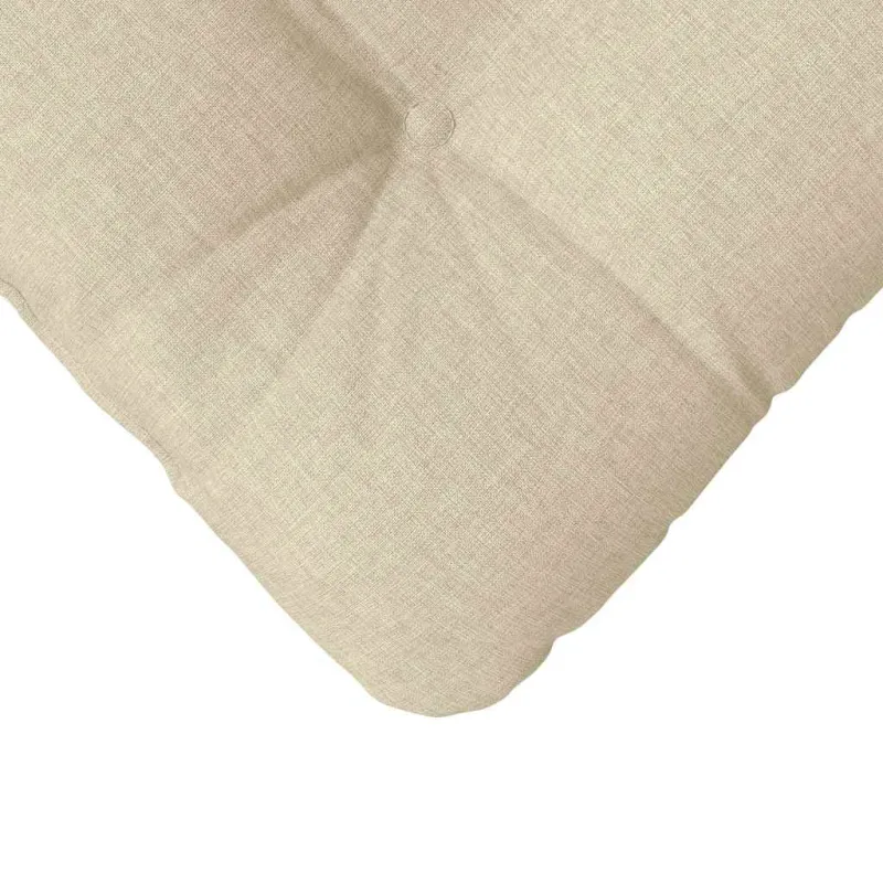 Sėdynių pagalvėlės 4 pcs Kreminė 40 x 40 x 12 cm audinys