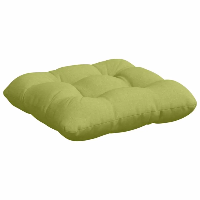 Sėdynių pagalvėlės 4 pcs Šviesiai žalia 40 x 40 x 12 cm audinys