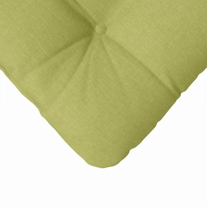 Sėdynių pagalvėlės 4 pcs Šviesiai žalia 40 x 40 x 12 cm audinys