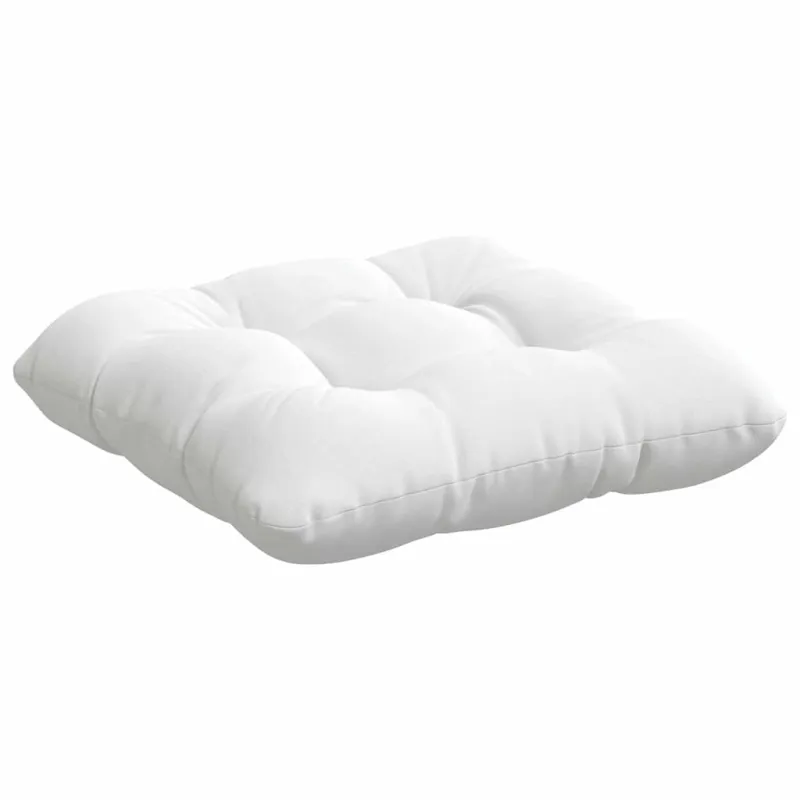 Sėdynių pagalvėlės 4 pcs Balta 40 x 40 x 12 cm audinys