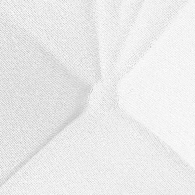 Sėdynių pagalvėlės 4 pcs Balta 40 x 40 x 12 cm audinys