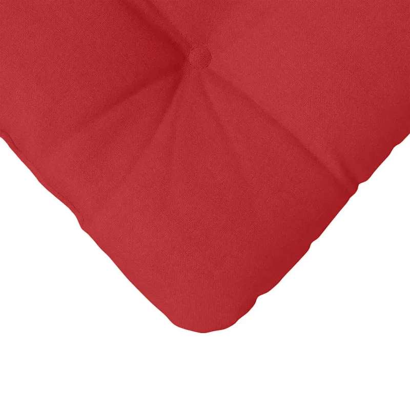 Sėdynių pagalvėlės 4 pcs Raudona 40 x 40 x 12 cm audinys
