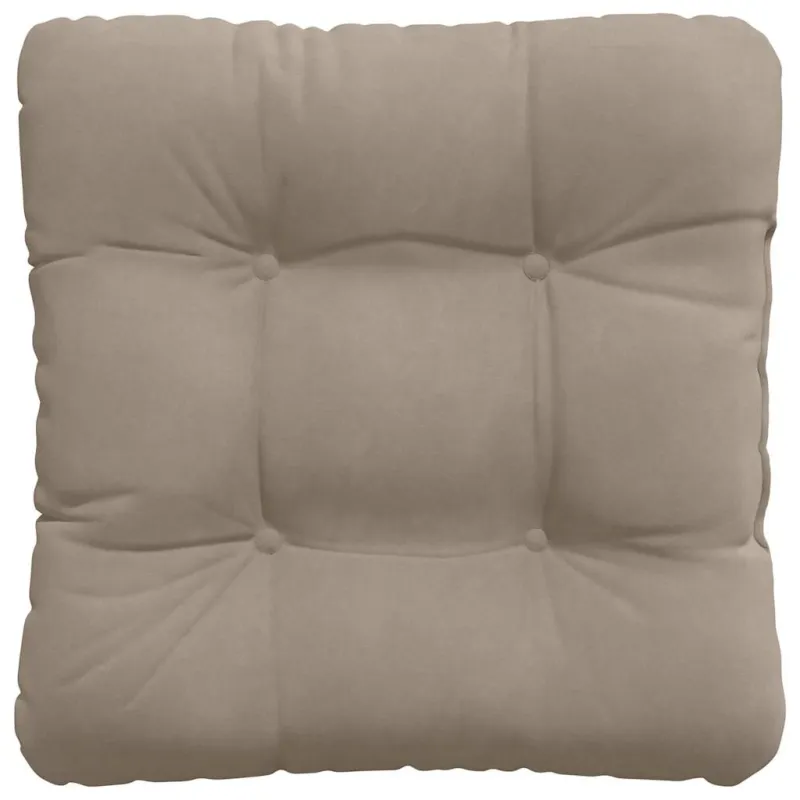 Sėdynių pagalvėlės 4 pcs Taupe 40 x 40 cm Mikropluošto audinys