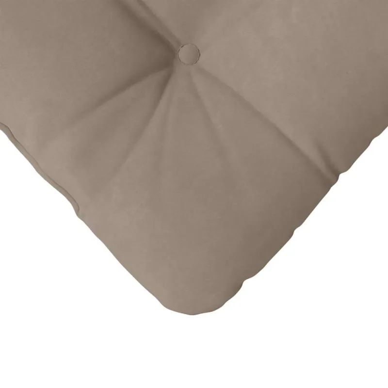 Sėdynių pagalvėlės 4 pcs Taupe 40 x 40 cm Mikropluošto audinys