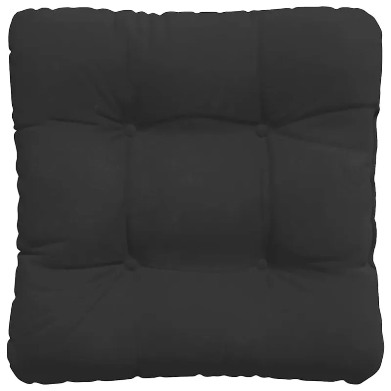 Sėdynių pagalvėlės 4 pcs Juoda 40 x 40 cm Mikropluošto audinys