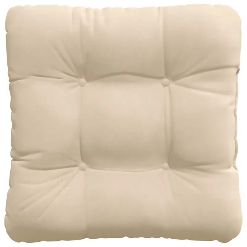 Sėdynių pagalvėlės 4 pcs Kreminė 40 x 40 cm