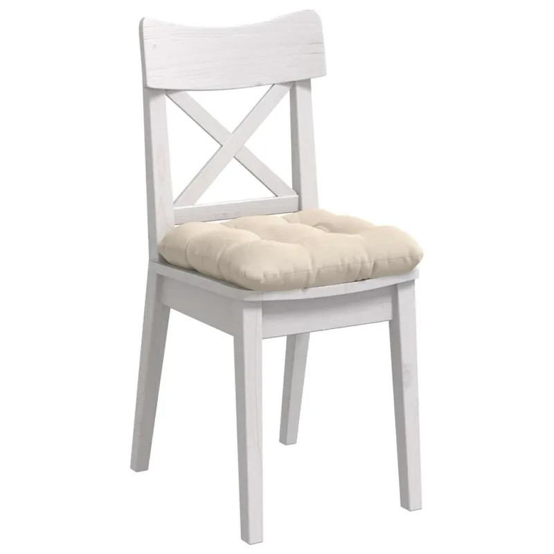 Sėdynių pagalvėlės 4 pcs Smėlio 40 x 40 cm Mikropluošto audinys