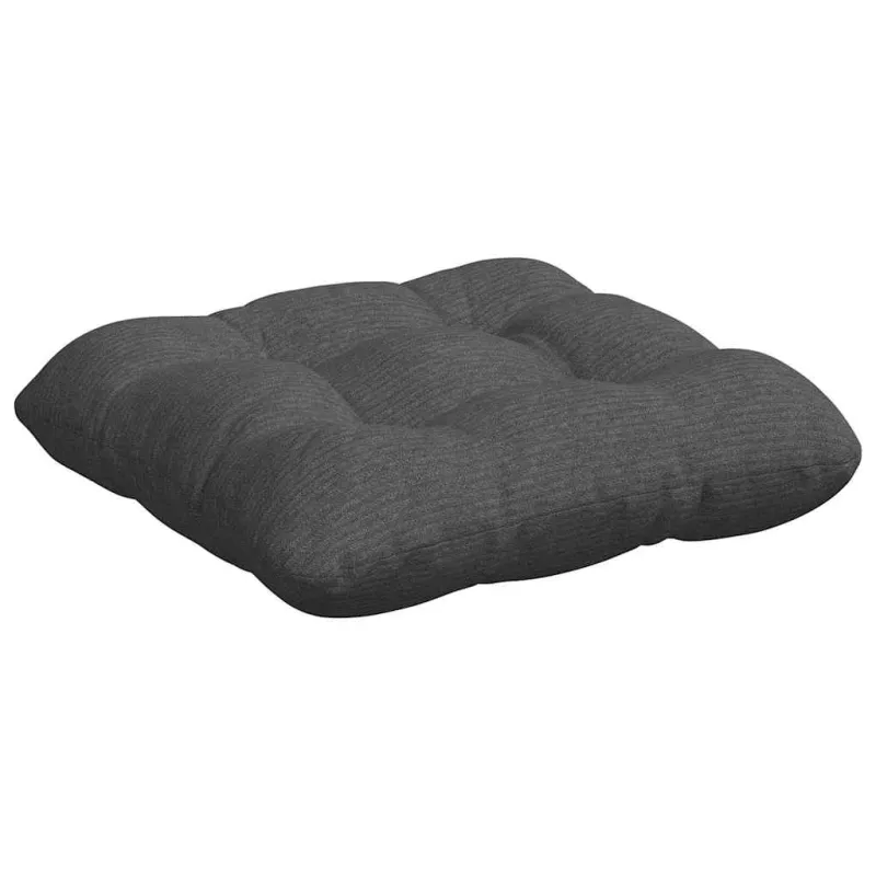 Sėdynių pagalvėlės 4 pcs Tamsiai pilka 40 x 40 cm