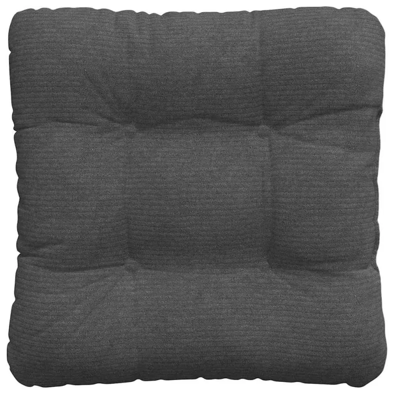 Sėdynių pagalvėlės 4 pcs Tamsiai pilka 40 x 40 cm