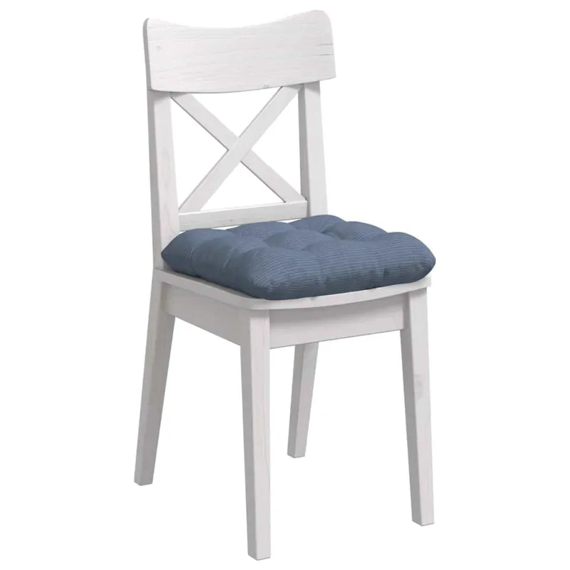 Sėdynių pagalvėlės 4 pcs Mėlyna 40 x 40 cm Kordūrinis audinys