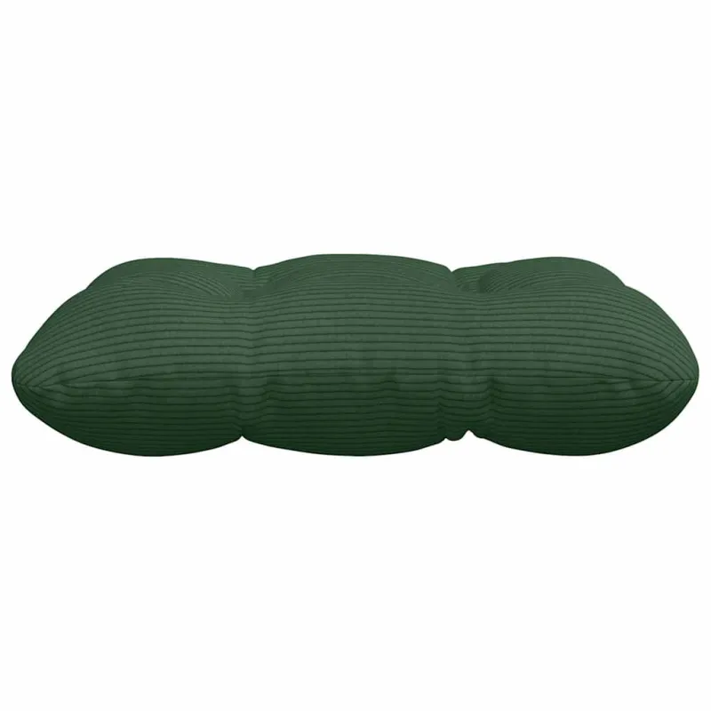 Sėdynių pagalvėlės 4 pcs Tamsiai žalia 40 x 40 cm