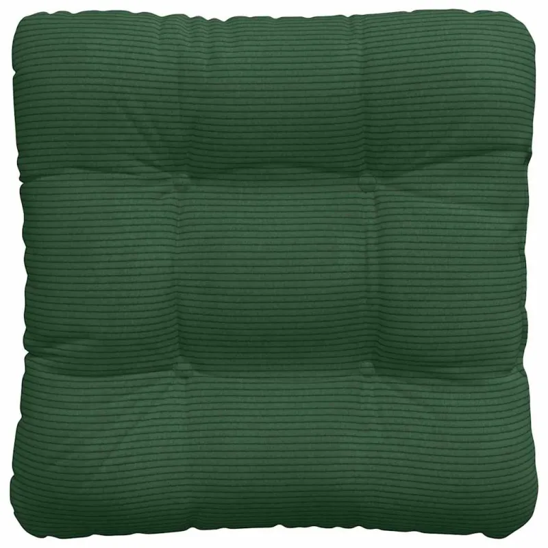 Sėdynių pagalvėlės 4 pcs Tamsiai žalia 40 x 40 cm