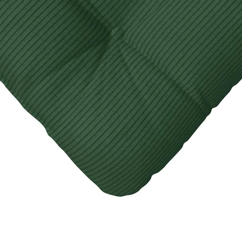 Sėdynių pagalvėlės 4 pcs Tamsiai žalia 40 x 40 cm