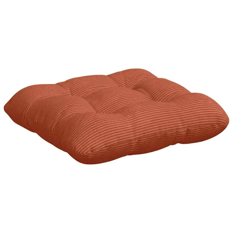 Sėdynių pagalvėlės 4 pcs Raudona oranžinė 40 x 40 cm