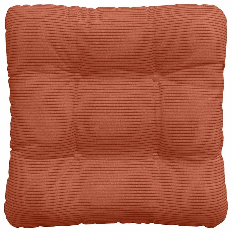 Sėdynių pagalvėlės 4 pcs Raudona oranžinė 40 x 40 cm