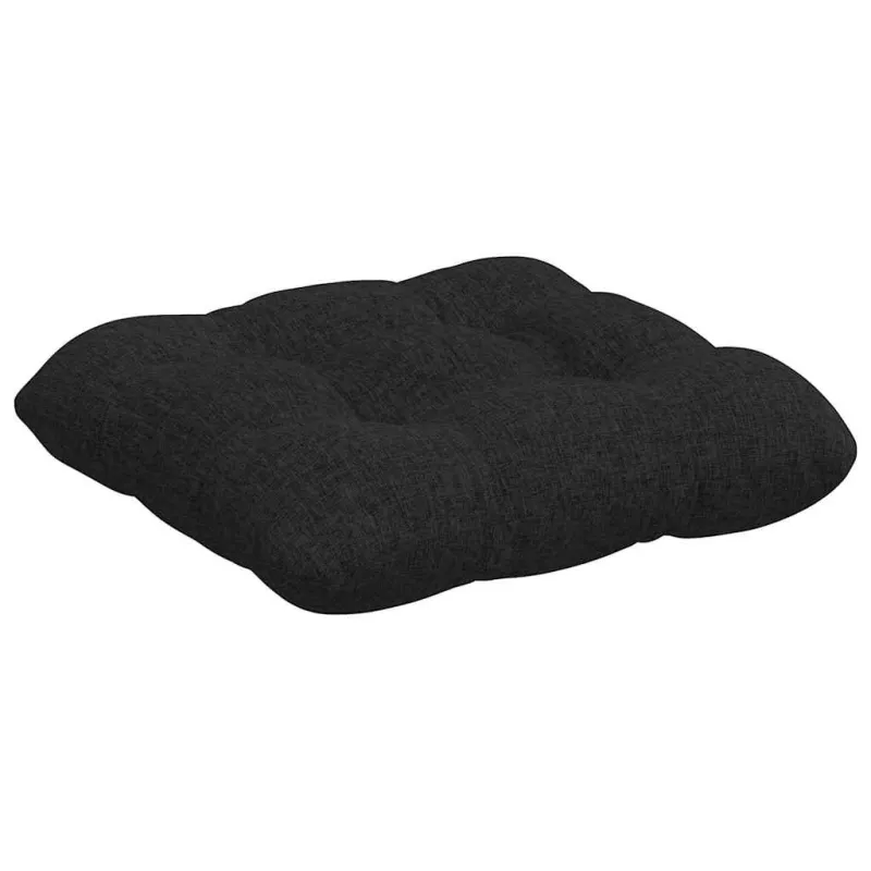 Sėdynių pagalvėlės 4 pcs Juoda 45 x 45 x 12 cm audinys