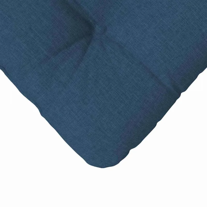Sėdynių pagalvėlės 4 pcs Mėlyna 45 x 45 x 12 cm audinys