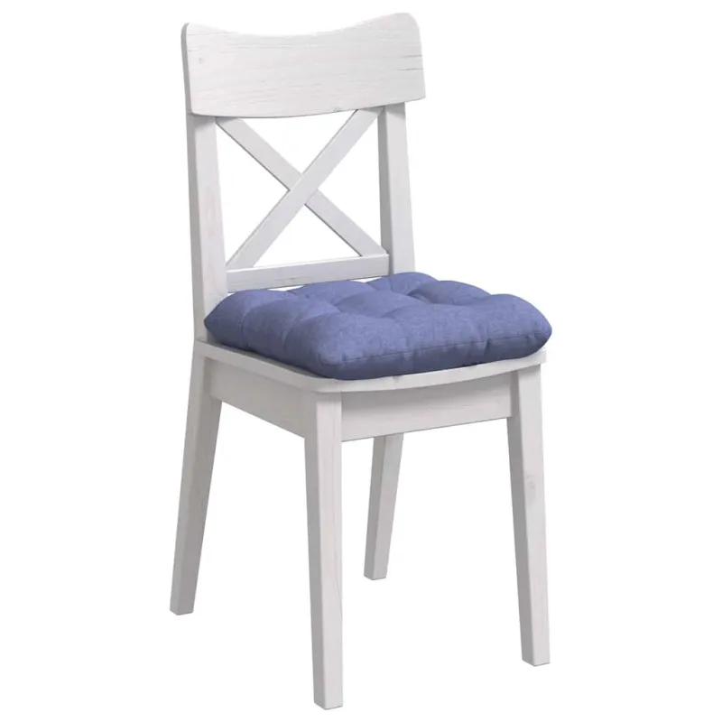 Sėdynių pagalvėlės 4 pcs Džinsinės mėlynos 45 x 45 x 12 cm