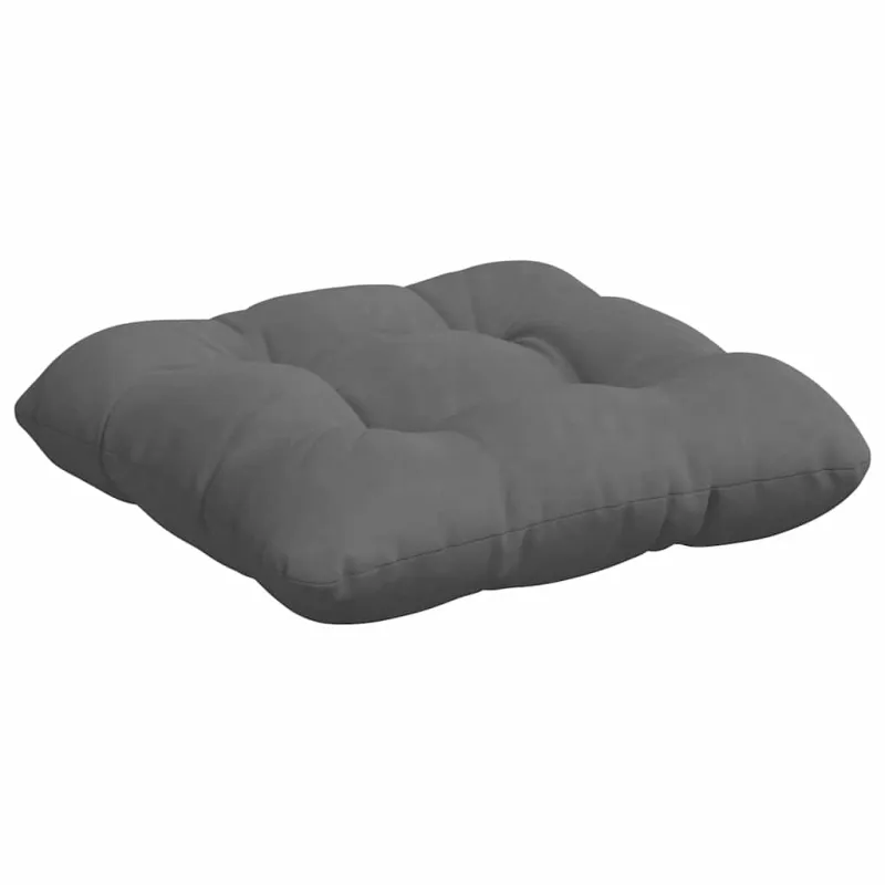 Sėdynių pagalvėlės 4 pcs Tamsiai pilka 45 x 45 cm