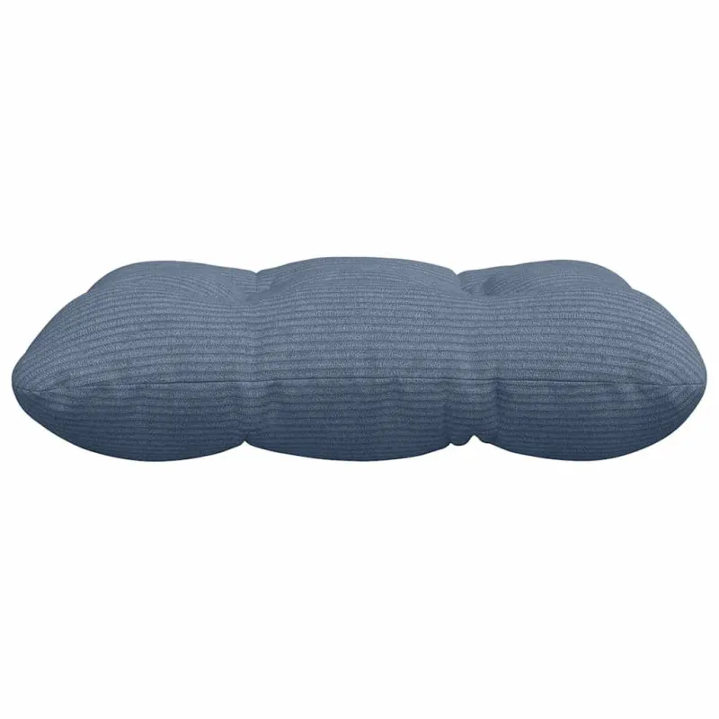 Sėdynių pagalvėlės 4 pcs Mėlyna 45 x 45 cm Kordūrinis audinys