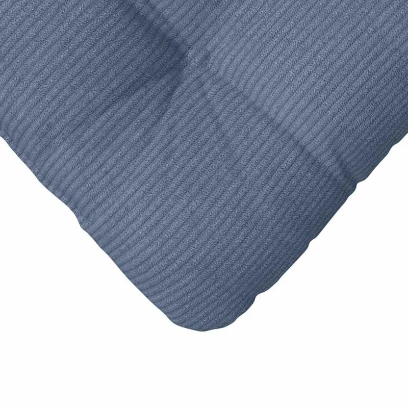 Sėdynių pagalvėlės 4 pcs Mėlyna 45 x 45 cm Kordūrinis audinys