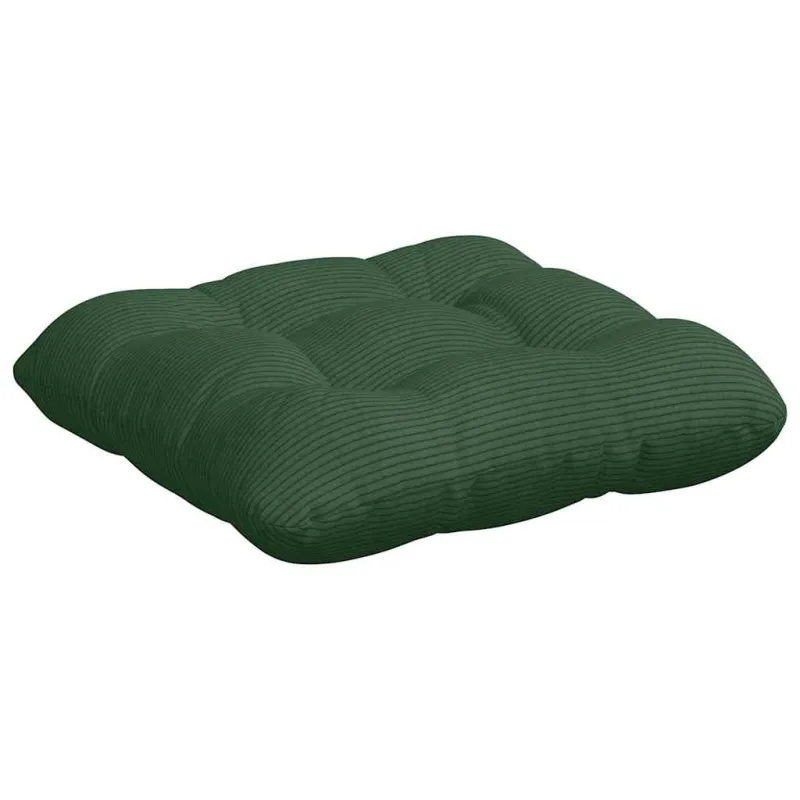 Sėdynių pagalvėlės 4 pcs Tamsiai žalia 45 x 45 cm