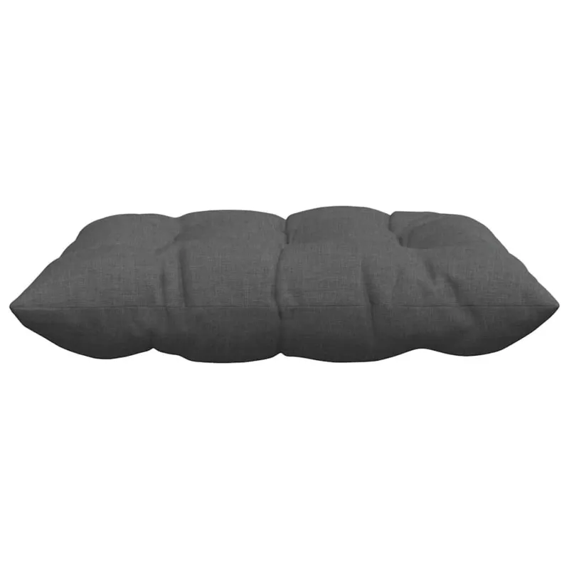 Sėdynių pagalvėlės 4 pcs Tamsiai pilka 40 x 40 x 6 cm audinys