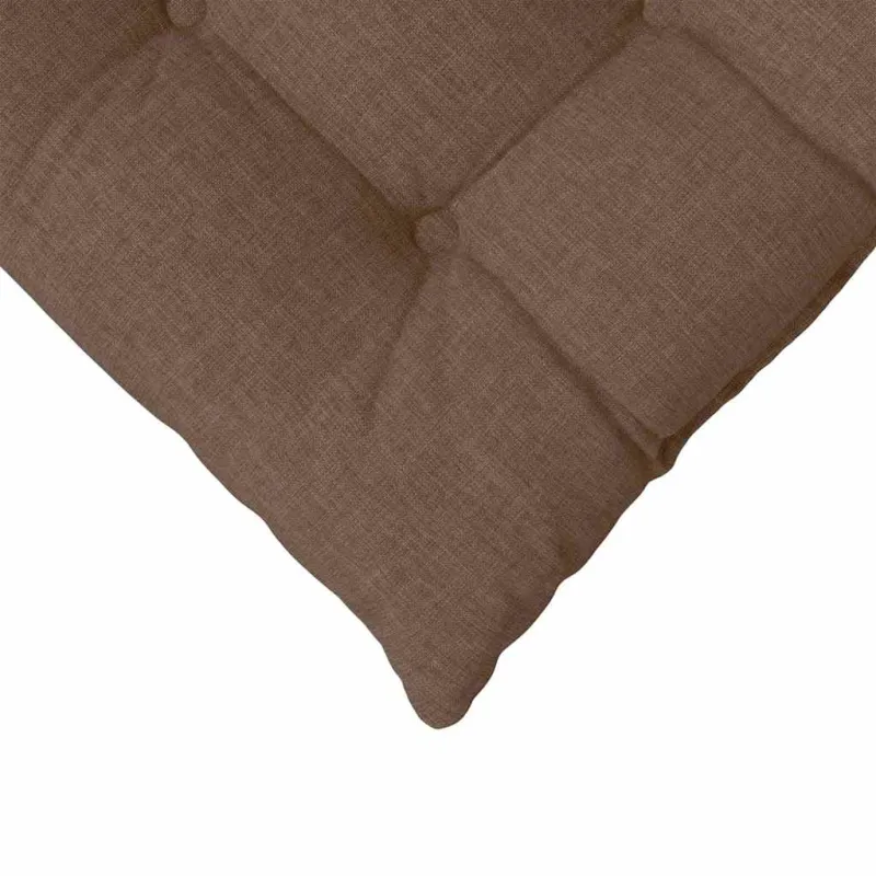 Sėdynių pagalvėlės 4 pcs Ruda 40 x 40 x 6 cm audinys