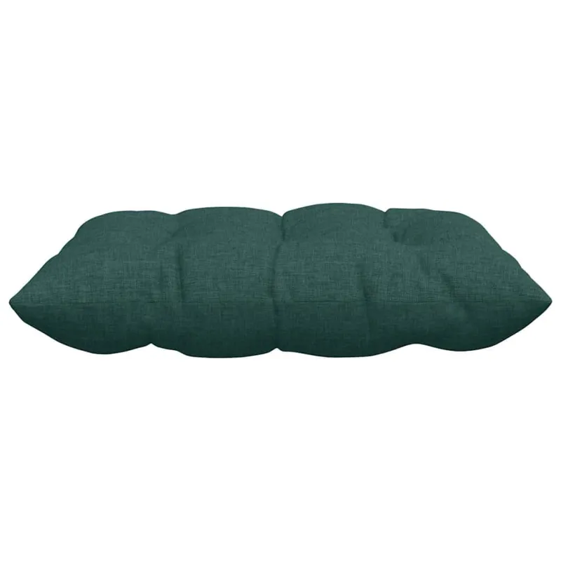 Sėdynių pagalvėlės 4 pcs Tamsiai žalia 40 x 40 x 6 cm audinys