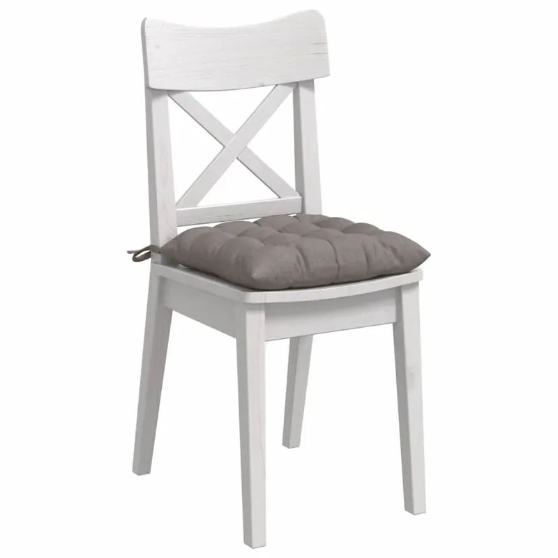 Sėdynių pagalvėlės 4 pcs Taupe 40 x 40 x 6 cm audinys