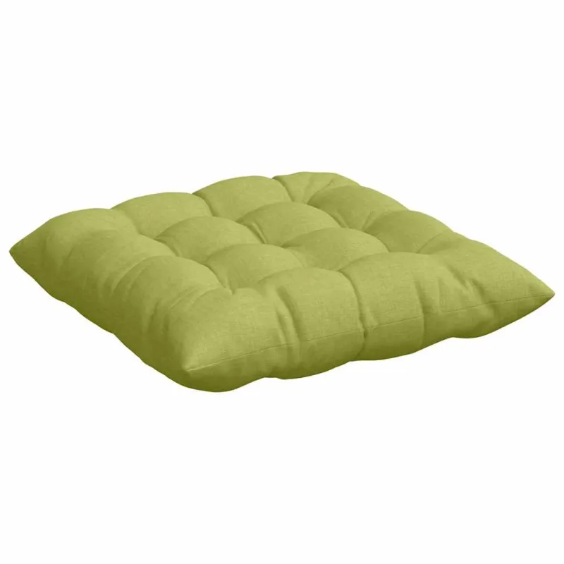 Sėdynių pagalvėlės 4 pcs Šviesiai žalia 40 x 40 x 6 cm audinys