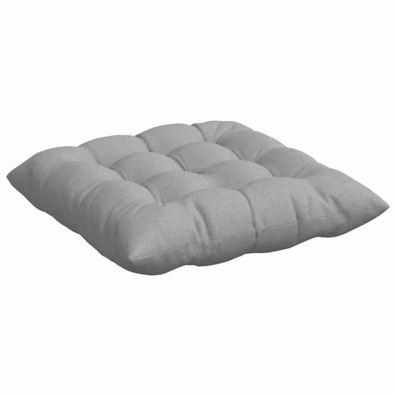 Sėdynių pagalvėlės 4 pcs Debesų pilka 40 x 40 x 6 cm audinys