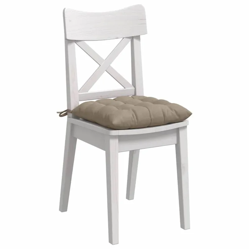 Sėdynių pagalvėlės 4 pcs Taupe 40 x 40 x 6 cm Mikropluoštas