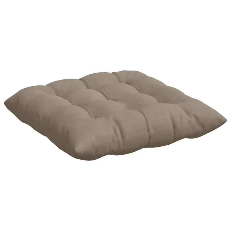 Sėdynių pagalvėlės 4 pcs Taupe 40 x 40 x 6 cm Mikropluoštas