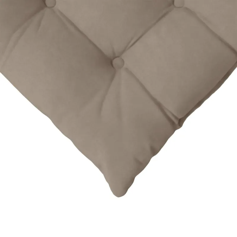 Sėdynių pagalvėlės 4 pcs Taupe 40 x 40 x 6 cm Mikropluoštas